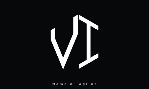 Alphabet letters Initials Monogram logo VI , IV