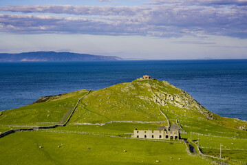 Wall Mural - The Causeway Coast at Torre Head in Northern Ireland - landscape photography