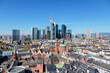 Frankfurt am Main, Ansicht vom Domturm, 18.04.2022.