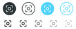 capture icon, center focus symbol, auto focus icon, screen shot, resize, full screen, minimize maximize icon in filled, thin line, outline and stroke style for apps and website