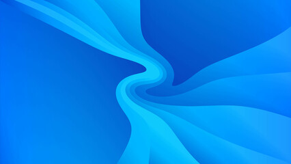 Wall Mural - Blue wave abstract background, web background, blue texture, banner design, creative cover design, backdrop, minimal background, vector illustration