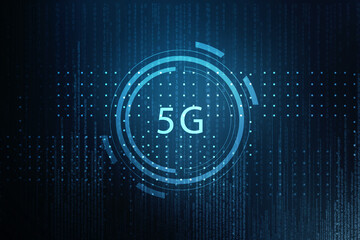 Poster - 2d rendering 5G Network 5G Connection