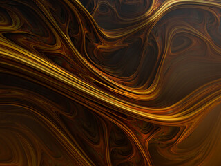 Fototapete - 
surreal futuristic digital 3d design art abstract background fractal illustration for meditation and decoration wallpaper