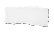 White Paper Ripped Message Torn Note Background Piece