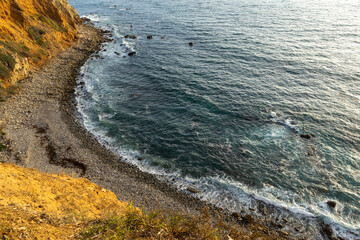 Canvas Print - Ocean view from Point Vicente Lighthouse, Rancho Palos Verdes, California.