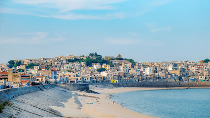 Sticker - Scenic view of the coast of Dongshandao island in Zhangzhou, China