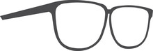 Retro Glasses. Eyes Accessories Or Traits Variation For Any Character. Accessories  Parts Drawing Illustration. Which Can Be Used As Accessories, Traits, Assets, Could Be Placed On Any Face Character.