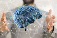 Intelligence Brain Ai Digtal 3d Artificial Intelligence