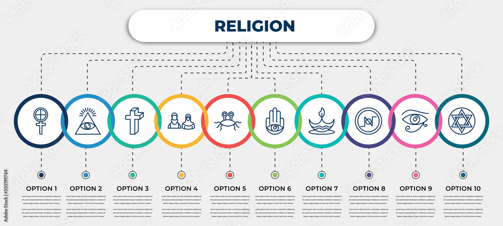 vector infographic template with icons and 10 options or steps ...