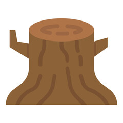 wood flat icon