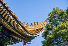 Eaves And Blue Sky Of Jinshan Temple In Zhenjiang