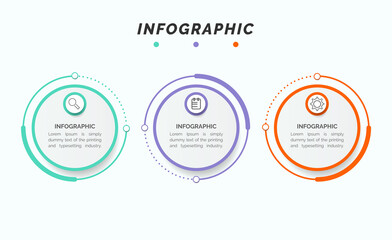 Wall Mural - Infographic elements data visualization vector design template. Can be used for steps, options, business process, workflow, diagram, flowchart concept, timeline, marketing icons, info graphics.
