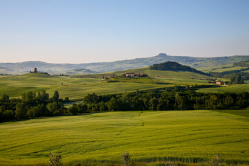 Val d'Orcia, panorami collinari