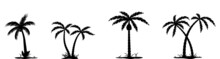 Palm Silhouette Vector Collection