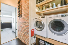 Washing Machines In Laundry Room