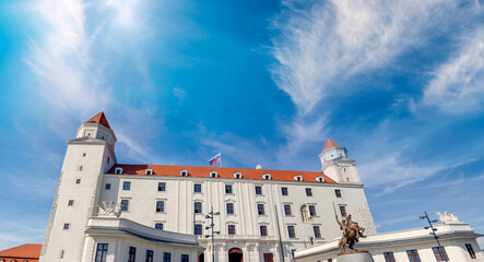 Sticker - Castle of Bratislava on a beautiful sunny day, Slovakia