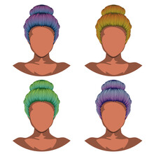 Messy Bun Retro Hairstyle Free Stock Photo Public Domain Pictures