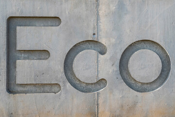 'Eco' description made of concrete
