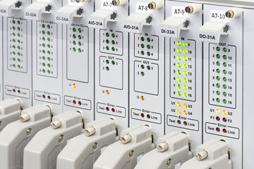 Poster - Internet communication equipment, internet communications concept background