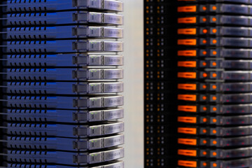 Poster - Internet communication equipment, internet communications concept background