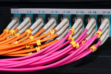 Poster - Internet communication equipment, internet communications concept background