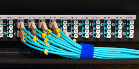 Poster - Internet communication equipment, internet communications concept background