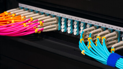 Poster - Internet communication equipment, internet communications concept background