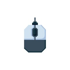 Poster - mouse vector icon. computer component icon flat style. perfect use for logo, presentation, website, and more. simple modern icon design flat style