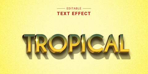 Wall Mural - Editable 3D Retro Vintage Text Effects