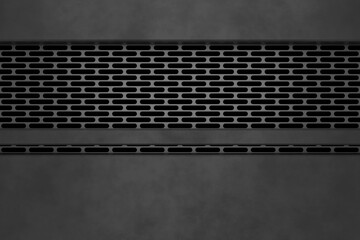 Wall Mural - metal background. web banner background design. 3d rendering.