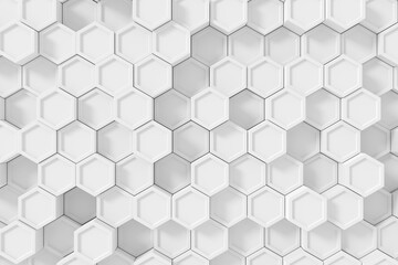 Wall Mural - modern tile wall. 3d rendering.