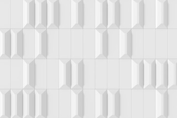 Wall Mural - abstract background of modern tile wall. 3d rendering.