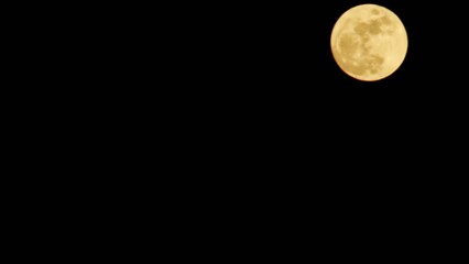 Wall Mural - time lapse of the moon in the night
