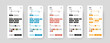 © olegphotor - Set of vector user interfaces for mobile application, filter page, colors, prices, product card for consumer.