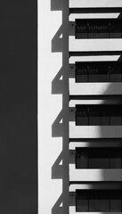 Poster - Building exterior Shade shadow Architecture details