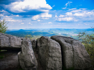 Blick vom hohen Schneeberg 