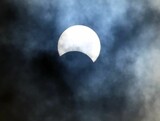 Fototapeta Miasto - Partial Solar Eclipse