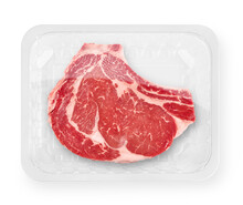 T-bone Steak In Packaging