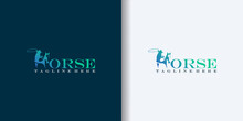 Horse Racing Sports Illustration Logo Design