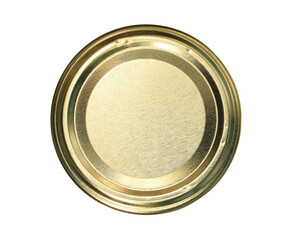 Wall Mural - glass bottle lid top view (with clipping path) isolated on white background