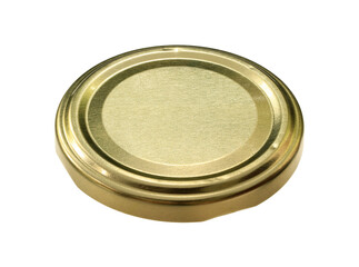 Wall Mural - glass bottle lid (with clipping path) isolated on white background