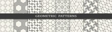 Set Of Arabic Seamless Patterns. Asian Geometric Traditional Design Islamic Pattern. Seamless Arabic Ramadan Pattern.