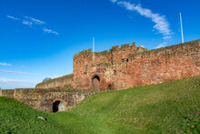 Carlisle Castle In The Spring Sunshine