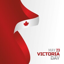 Vector Graphic Of Victoria Day Good For Victoria Day Celebration. Flat Design. Flyer Design.flat Illustration.