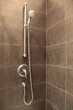 Modern bathroom shower installations, loft style