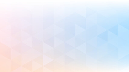 Poster - Very light orange and pale blue background. Subtle pattern