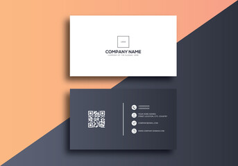 business card design template, clean professional business card template, visiting card, business ca