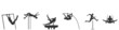© tatoman - Gymnastic sports athlete figures on white background vector illustration