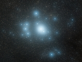 Wall Mural - ic2602 (southern pleiades) open cluster in carina from christchurch, new zealand, may 2022. (1h @ 40