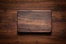 Wooden Board On Wooden Background